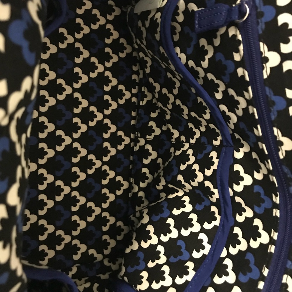 Vera Bradley purse cobalt blue microfiber - Picture 5 of 7